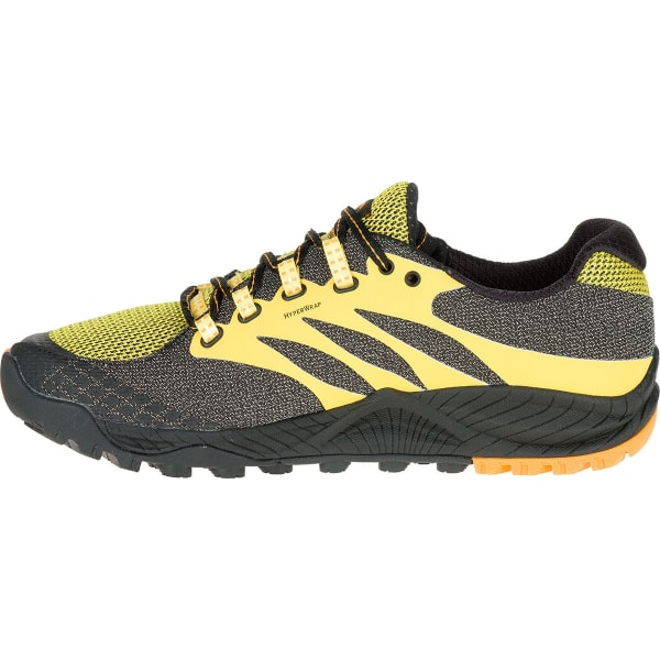 MERRELL Men's All Out Charge Trail Running Shoes, Yellow