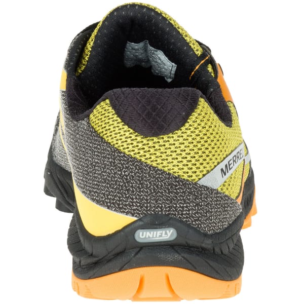 MERRELL Men's All Out Charge Trail Running Shoes, Yellow