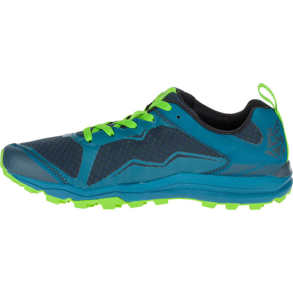 MERRELL Men's All Out Crush Light Trail Running Shoes, Bright Green