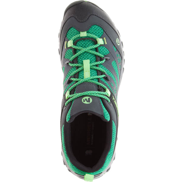 MERRELL Women's All Out Blaze Ventilator Hiking Shoes, Bright Green