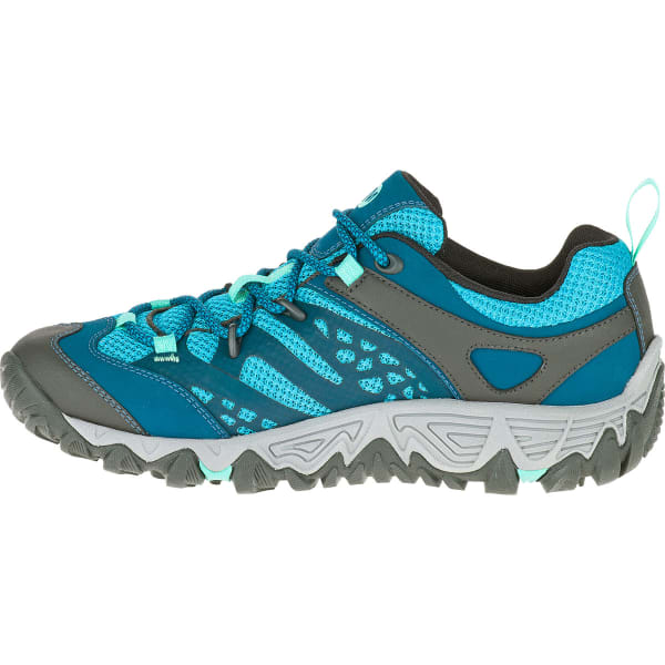 MERRELL Women's All Out Blaze Ventilator Hiking Shoes, Turquoise/Aqua