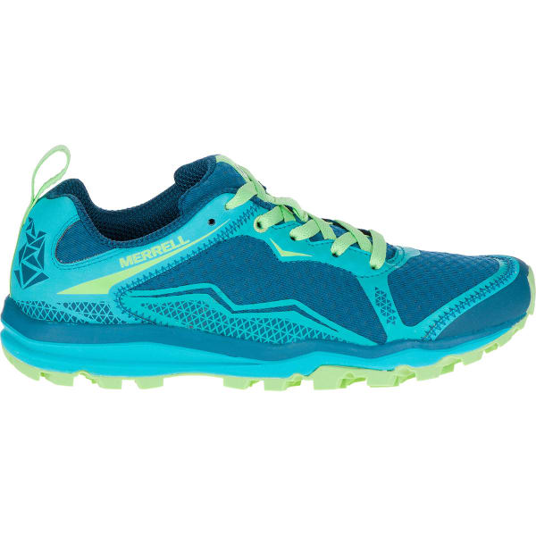 MERRELL Women's All Out Crush Light Trail Running Shoes, Bright Green