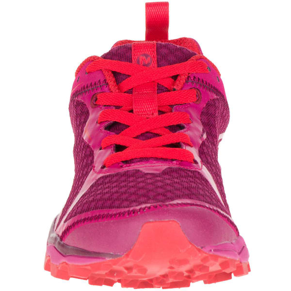 MERRELL Women's All Out Crush Light Trail Running Shoes, Bright Pink