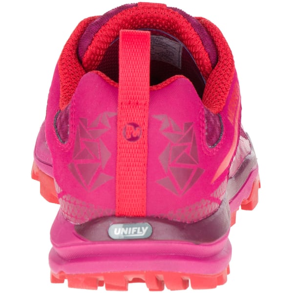 MERRELL Women's All Out Crush Light Trail Running Shoes, Bright Pink