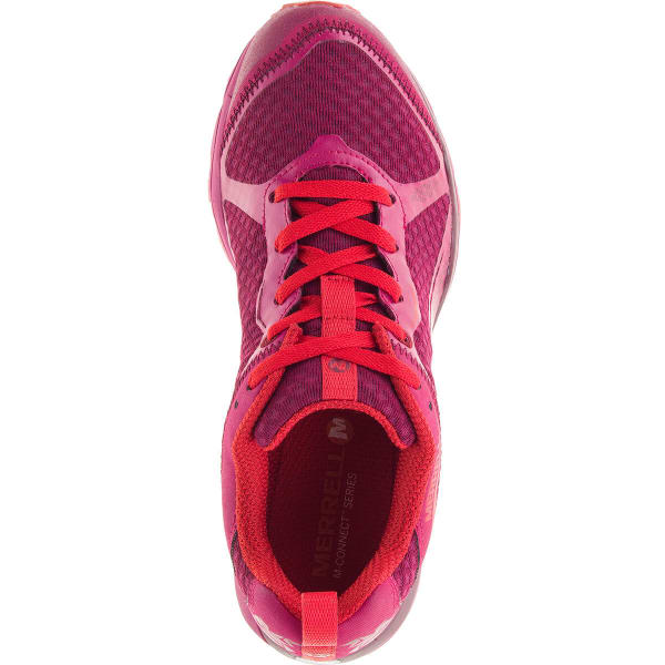 MERRELL Women's All Out Crush Light Trail Running Shoes, Bright Pink