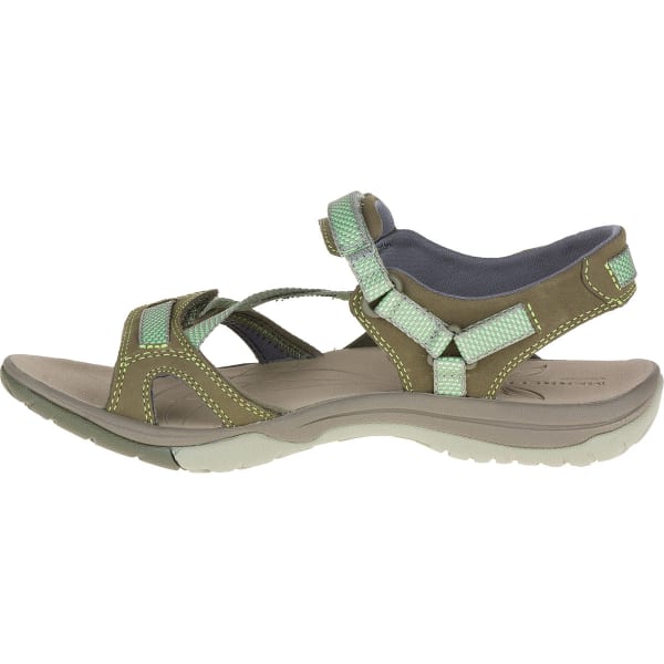 MERRELL Women's Azura Strap Hiking Sandals, Medium Green