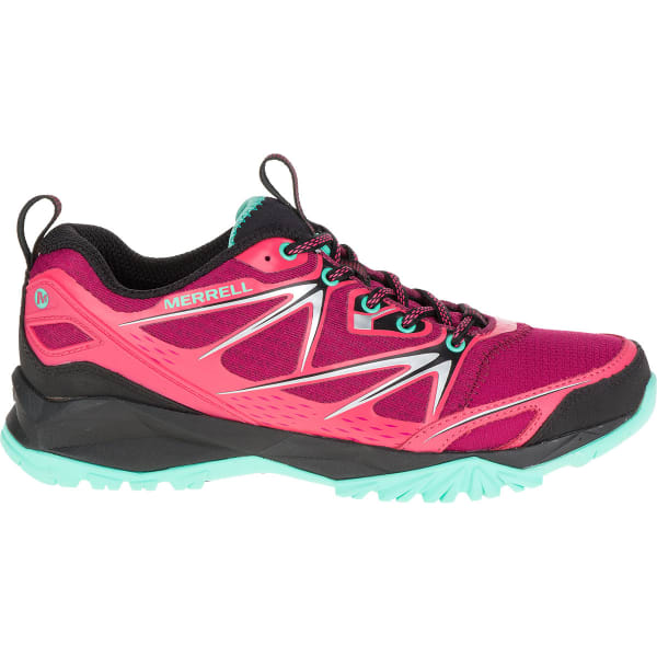 MERRELL Women's Capra Bolt Trail Shoes, Bright Red