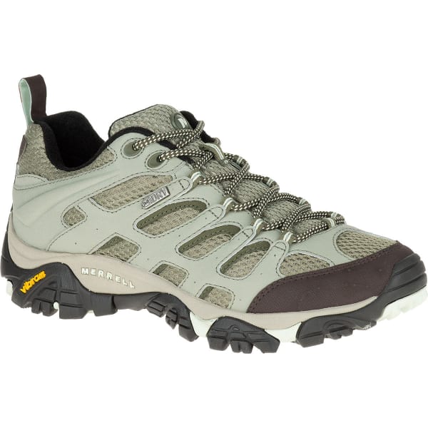 MERRELL Women's Moab Waterproof Hiking Shoes, Granite