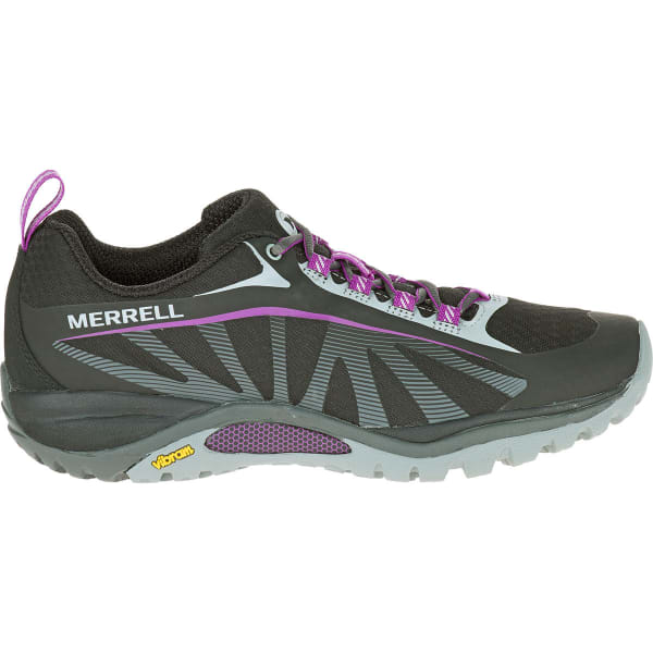 MERRELL Women's Siren Edge Hiking Shoes, Black/Purple