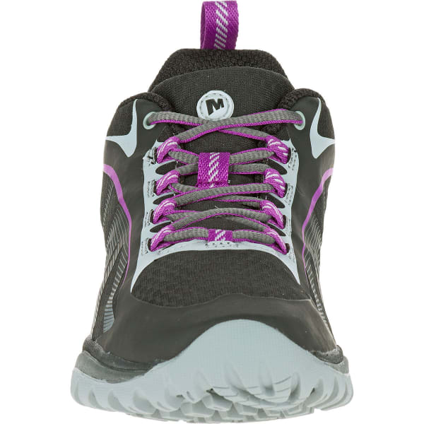 MERRELL Women's Siren Edge Hiking Shoes, Black/Purple