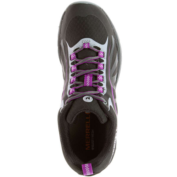 MERRELL Women's Siren Edge Hiking Shoes, Black/Purple