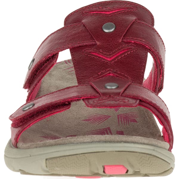 MERRELL Women's Adhera Slide Sandals, Cranberry - Eastern Mountain Sports