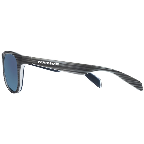 NATIVE EYEWEAR Sanitas Sunglasses, Driftwood/Blue Reflex