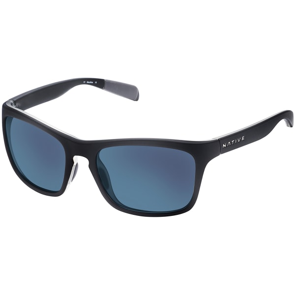 NATIVE EYEWEAR Penrose Asphalt with Blue Reflex Lens Sunglasses