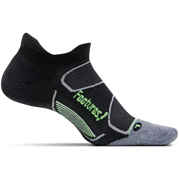 FEETURES Unisex Elite Max Cushion No-Show Tab Socks