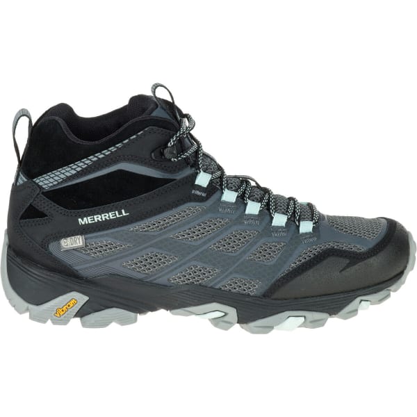 MERRELL Women's Moab FST Mid Waterproof Boots, Granite