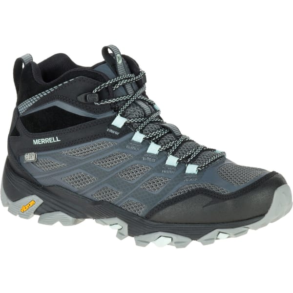 MERRELL Women's Moab FST Mid Waterproof Boots, Granite