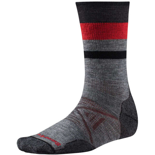 SMARTWOOL Men's PhD Outdoor Medium Pattern Crew Socks