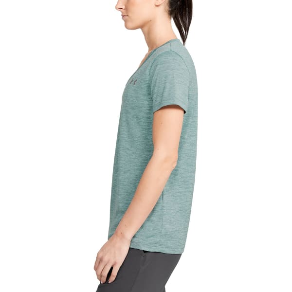 UNDER ARMOUR Women's Tech Twist V-Neck Tee