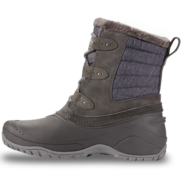 THE NORTH FACE Women's Shellista II Shorty Insulated Waterproof Winter Boots, Dark Gull Grey/Cloud Grey