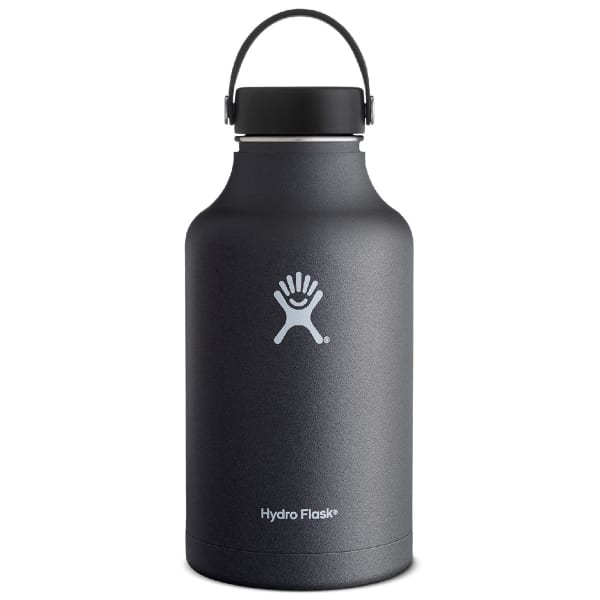 HYDRO FLASK 64 OZ Wide Mouth Water Bottle, Black