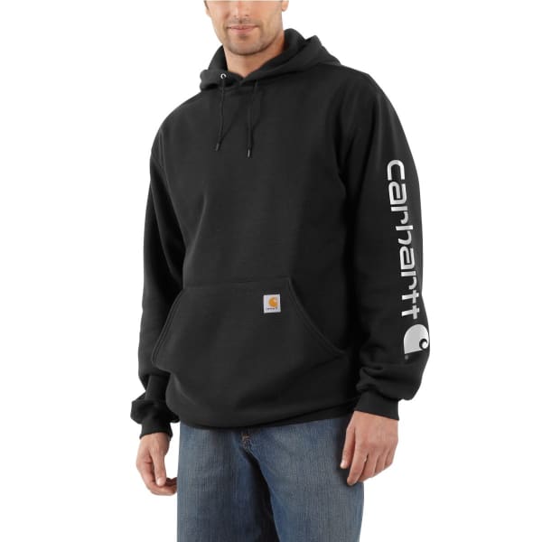 CARHARTT Men's Midweight Hooded Logo Sweatshirt