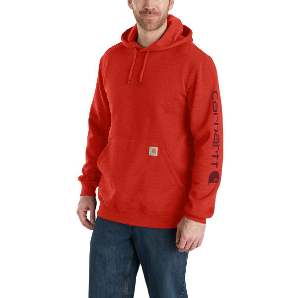 CARHARTT Men's Midweight Hooded Logo Sweatshirt