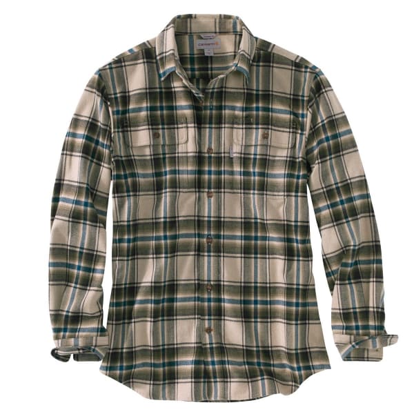 CARHARTT Men's Hubbard Plaid Long-Sleeve Shirt