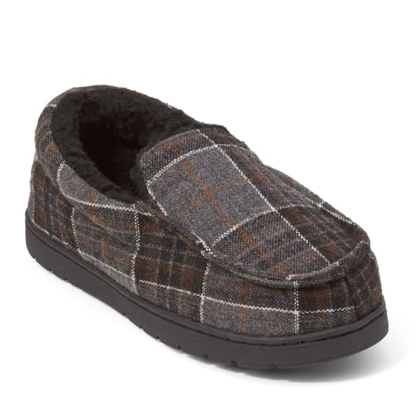 NORTHSIDE Boys' Buckaroo Lined Plaid Slippers