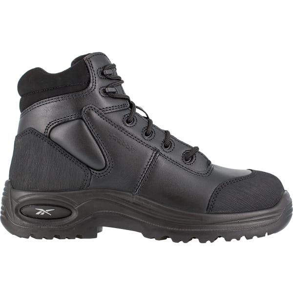 REEBOK WORK Men's Trainex Composite Toe 6inch Work Boots, Black, Medium Width