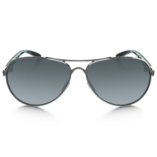 OAKLEY Women's Feedback Polarized Sunglasses, Polished Chrome