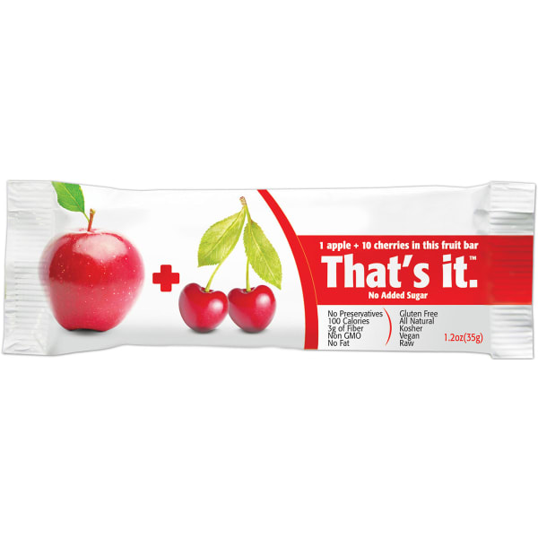 THAT'S IT Apple + Cherries Fruit Bar