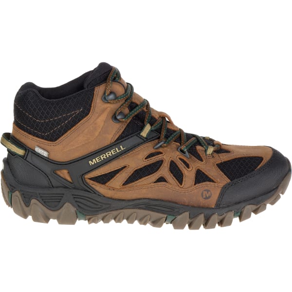 MERRELL Men's All Out Blaze Ventilator Mid Waterproof Hiking Shoes, Merrell Tan