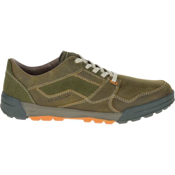 MERRELL Men's Berner Lace Up Sneaker, Dusty Olive