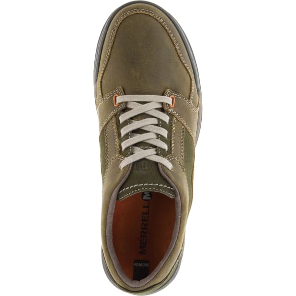 MERRELL Men's Berner Lace Up Sneaker, Dusty Olive