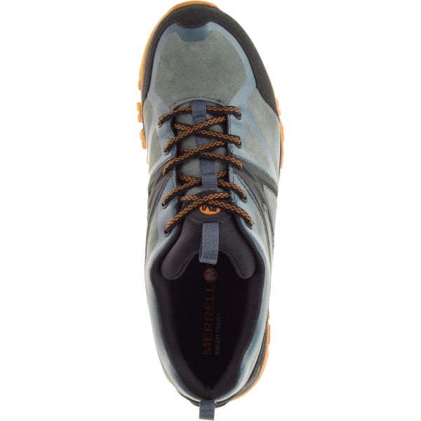 MERRELL Men's Capra Bolt Leather Waterproof Hiking Shoes, Dark Slate