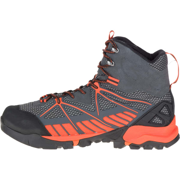 MERRELL Men's Capra Venture Mid Gore-Tex Surround Hiking Boots, Granite ...