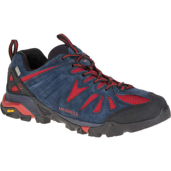 MERRELL Men's Capra Waterproof Hiking Shoes, Navy