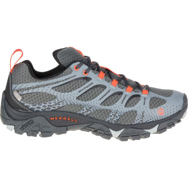 MERRELL Men's Moab Edge Waterproof Sneaker, Grey