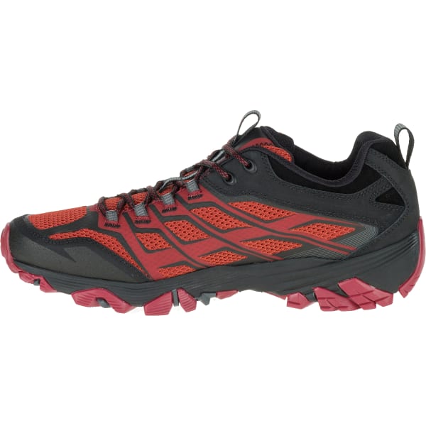 MERRELL Men's Moab FST Sneaker, Burgundy/Black