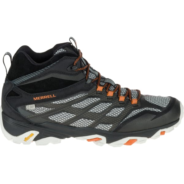 MERRELL Men's Moab FST Mid Waterproof Shoes, Black