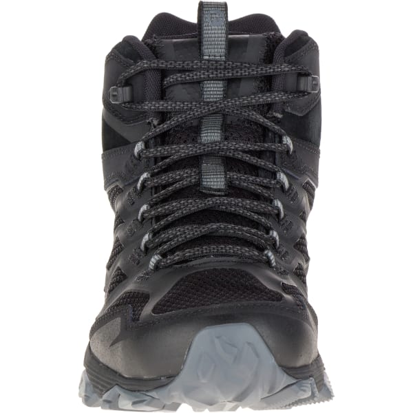 MERRELL Men's Moab FST Mid Waterproof Hiking Boots, Noire