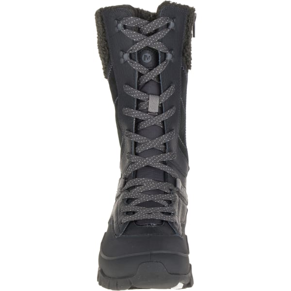 MERRELL Women's Aurora Tall Ice+ Waterproof Boots, Black