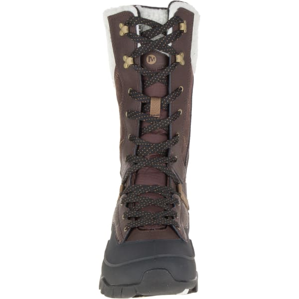 MERRELL Women's Aurora Tall Ice+ Waterproof Boots, Espresso