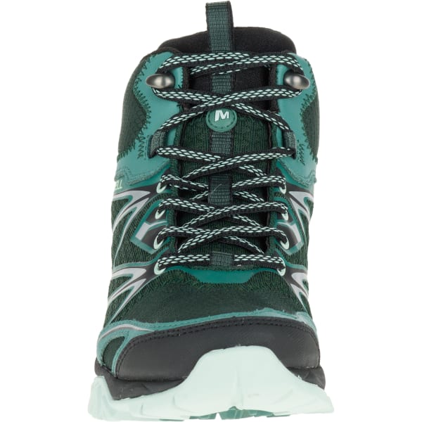 MERRELL Women's Capra Bolt Waterproof Mid, Pine Grove