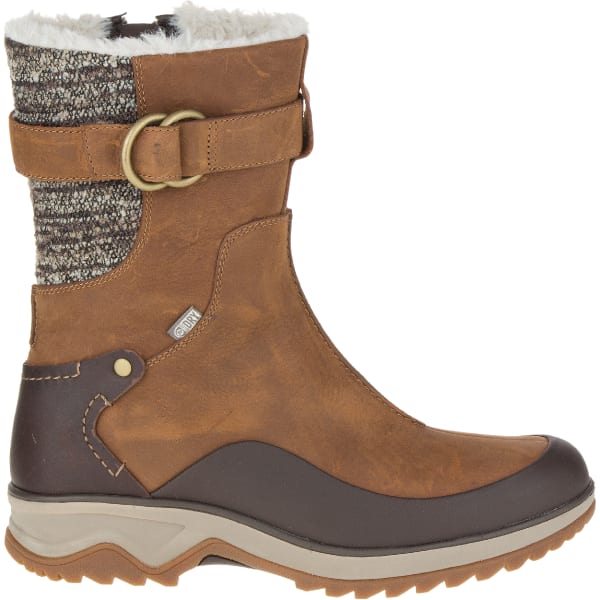 MERRELL Women's Eventyr Mid North Waterproof Winter Boot, Merrell Tan