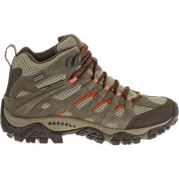 MERRELL Women's Moab Waterproof Mid, Bungee Cord, Wide