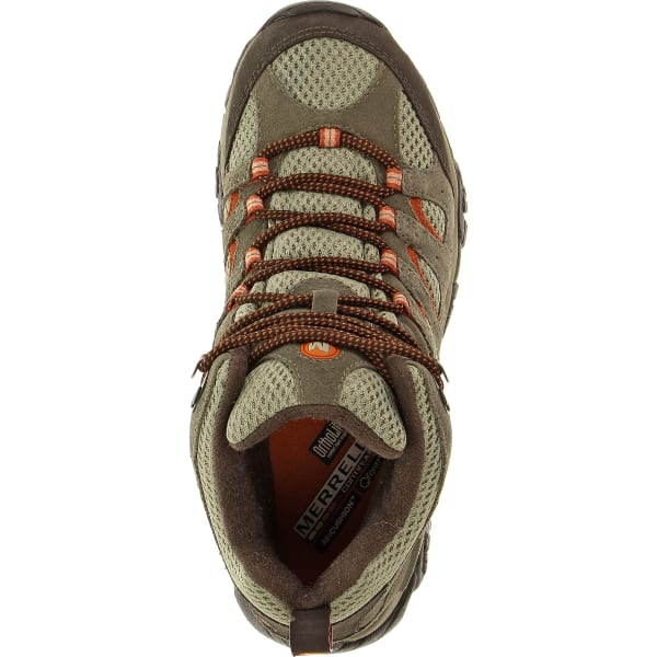 MERRELL Women's Moab Waterproof Mid, Bungee Cord, Wide