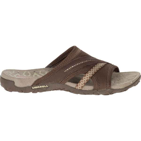 MERRELL Women's Terran Slide II Sandals, Dark Earth