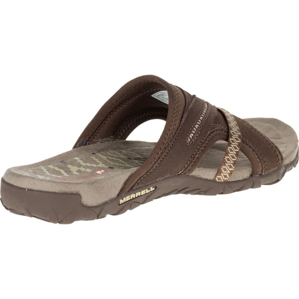 MERRELL Women's Terran Slide II Sandals, Dark Earth